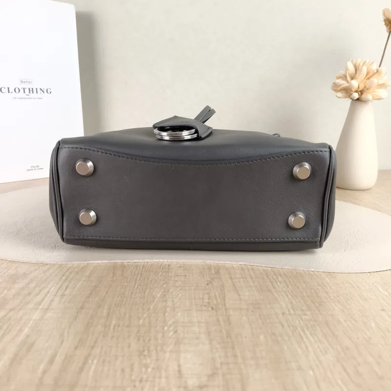 BALENCIAGA Crossbody Bag RODEO Dark Grey Calfskin Mini 23 × 10 × 17 cm — cover view 3 of 5