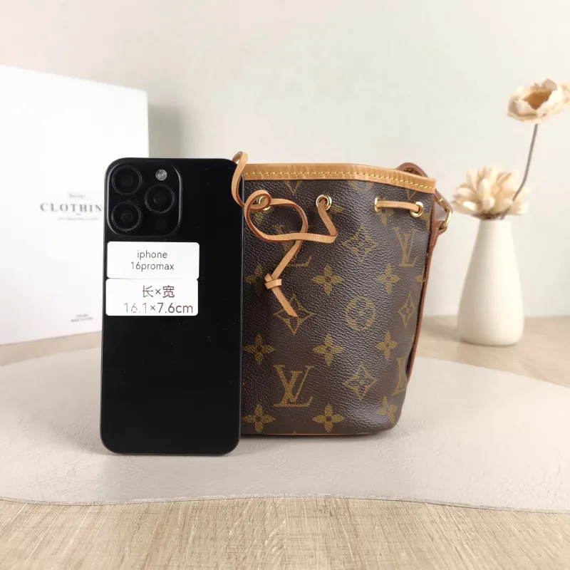 Louis Vuitton Crossbody Bag NANO NOÉ Bucket Bag Nano Monogram PVC nano 13 × 10 × 16 cm — cover view 2 of 5