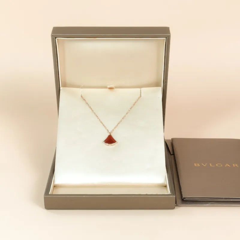 Bvlgari Necklace DIVAS’ DREAM Collection Diamond18KR ose Gold Small 43cm — cover view 3 of 10