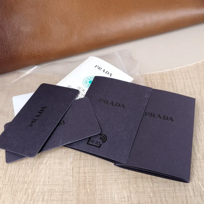 PRADA Shoulder Bag Shoulder Bag Brown Calfskin One Size 32 × 12 × 15 cm — detail view 12 of 12