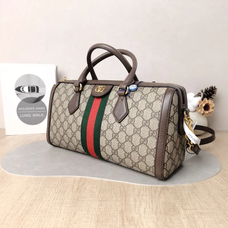 GUCCI Top Handle Bag Ophidia Monogram PVC Medium32 × 12 × 16 cm — cover view 2 of 6