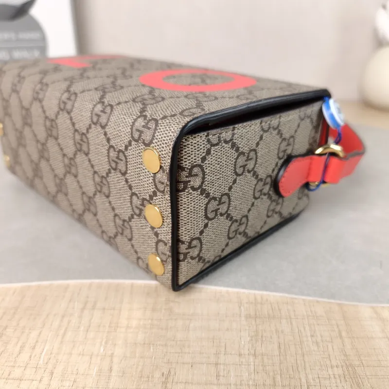 GUCCI Crossbody Bag LOVE Box Camera Bag Monogram PVC One Size 18 × 7 × 11 cm — detail view 9 of 12