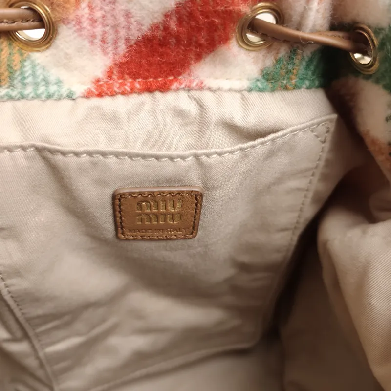 Miumiu Backpack Backpack Colorblock Medium 18 × 11.5 × 22 cm — detail view 1 of 11