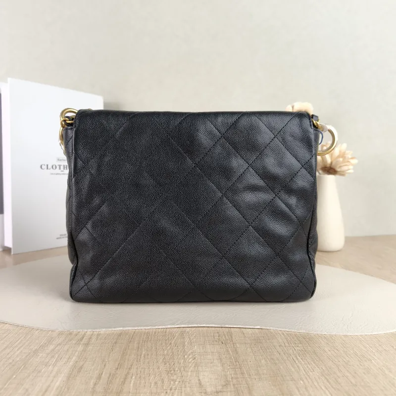 Chanel Shoulder Bag 25p hobo Black Grained Calfskin Small 24 × 5 × 19 cm — cover view 5 of 5