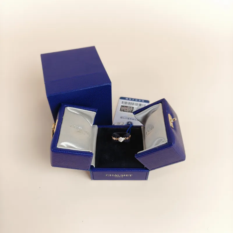 CHAUMET Ring Bee de · Collection Ring Rose Gold Diamond18KR ose Gold One Size 50 0.32ct — cover view 3 of 7