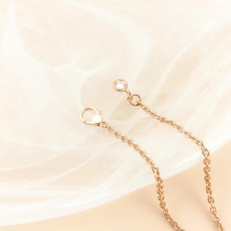 Hermès Bracelet Finesse QP avé Diamond Bracelet Rose Gold Diamond18KR ose Gold One Size16.5cm — cover view 3 of 6
