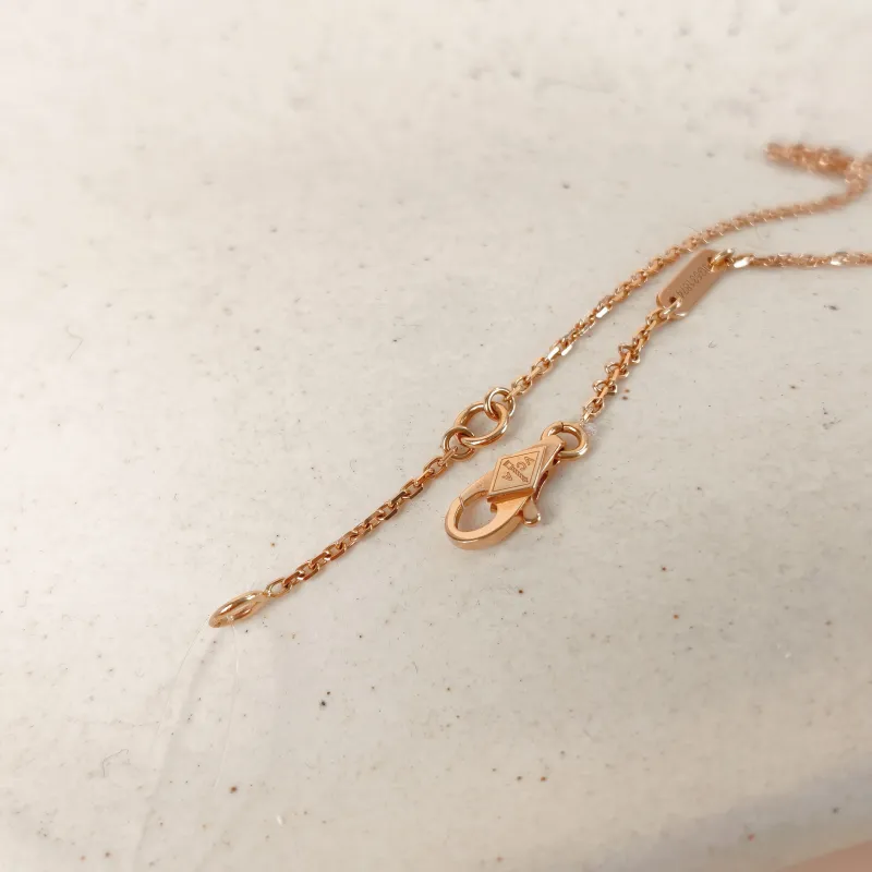 Van Cleef & Arpels Necklace Alhambra Alhambra Collection 18KR ose Gold Sweet Mini 45cm — cover view 5 of 12