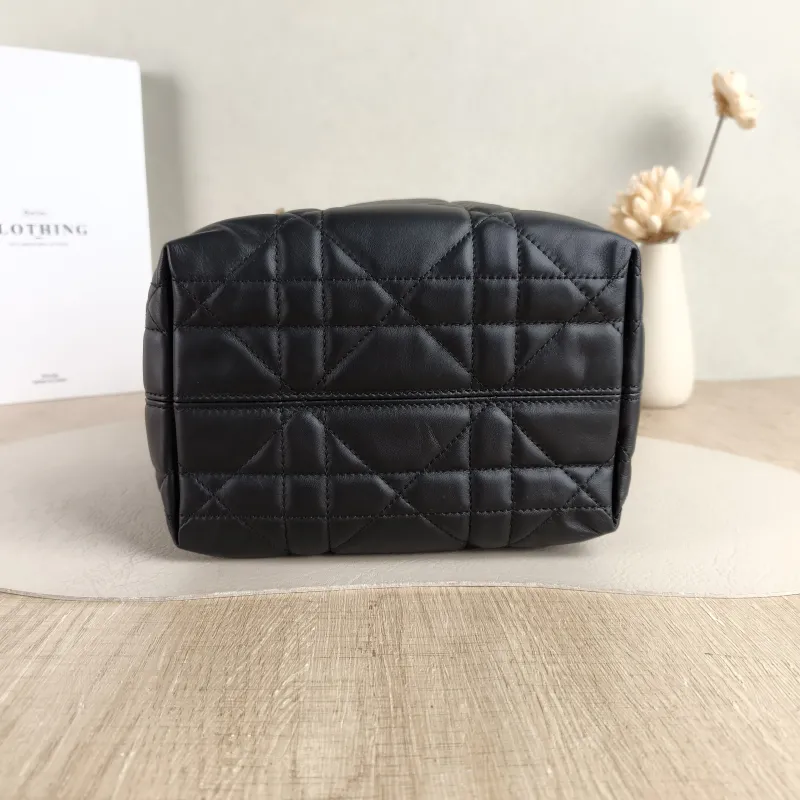 DIOR Shoulder Bag TOUJOURS Edition Black Calfskin Small 18.5 × 12 × 18.5 cm — cover view 4 of 5