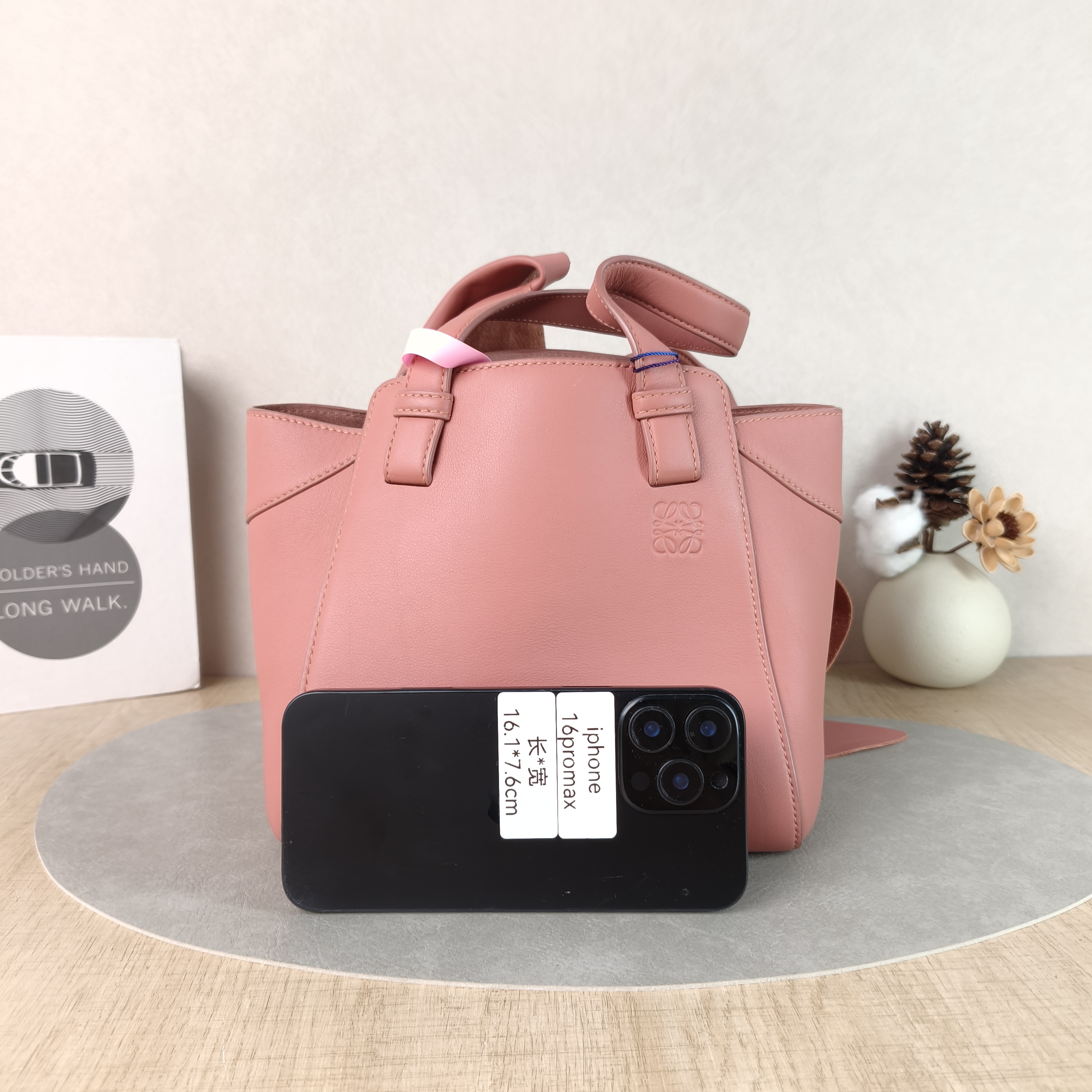 LOEWE Crossbody Bag Pink Calfskinmini17 × 11 × 19.5 cm — cover view 6 of 6