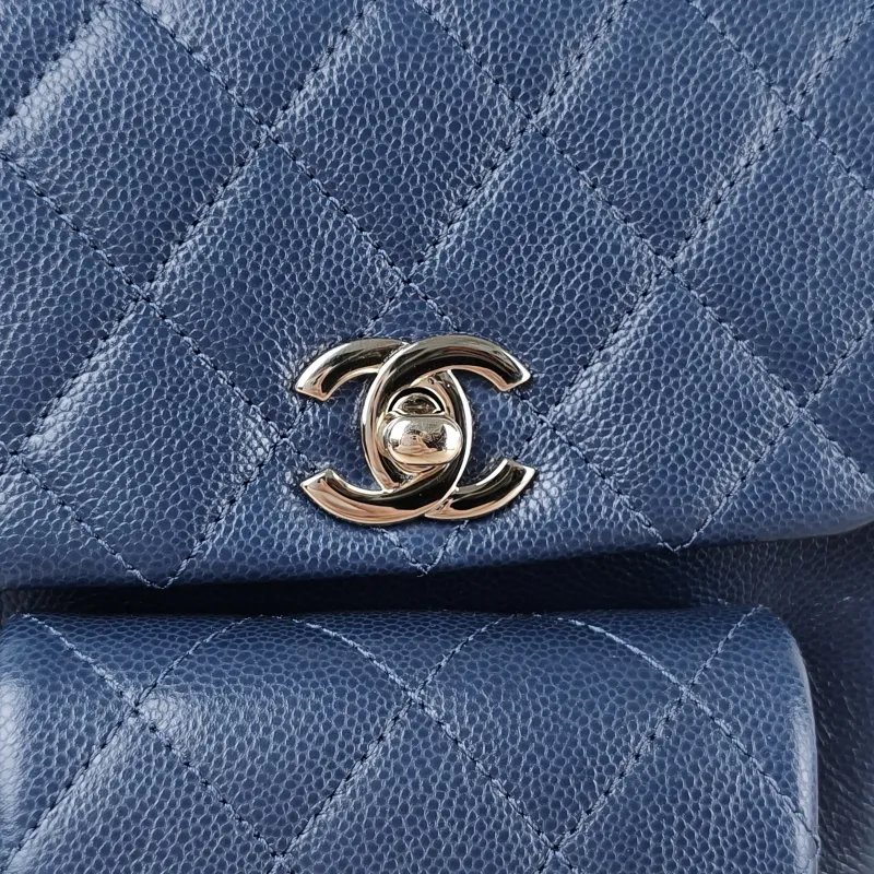 Chanel Backpack duma Navy Grained Calfskin Small 18 × 9.5 × 19 cm — detail view 1 of 15