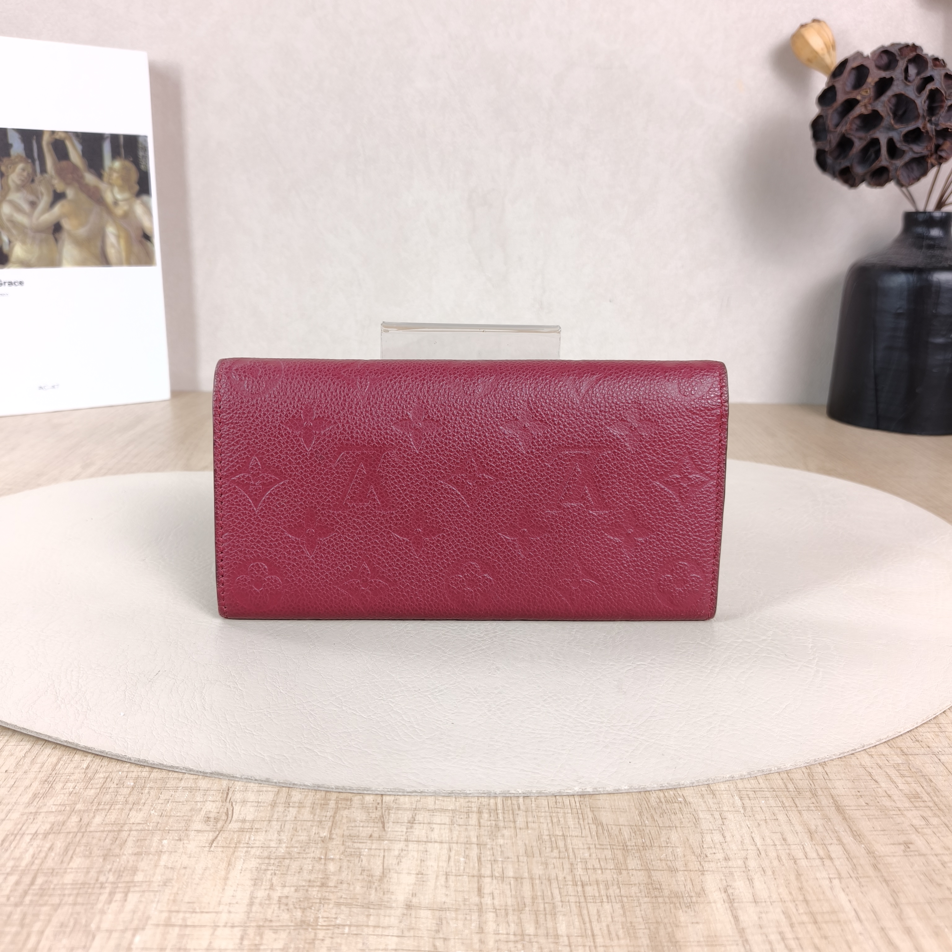 Louis Vuitton Wallet Edition Wallet Red Calfskin One Size19 × 2 × 10 cm — cover view 5 of 5