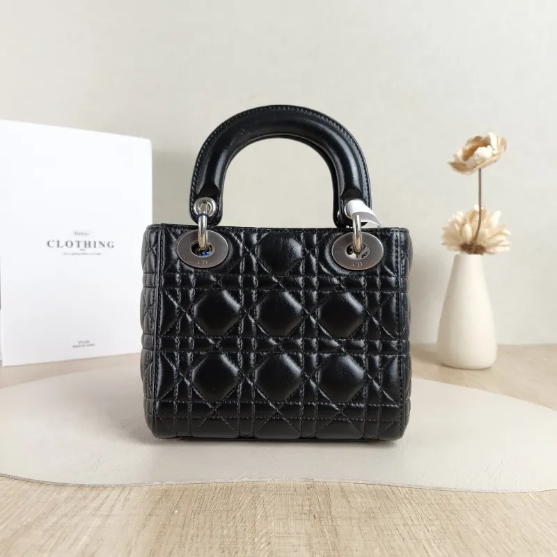 DIOR Crossbody Bag Lady Lady Dior Bag Lambskinmini17 × 7 × 15 cm — cover view 5 of 6