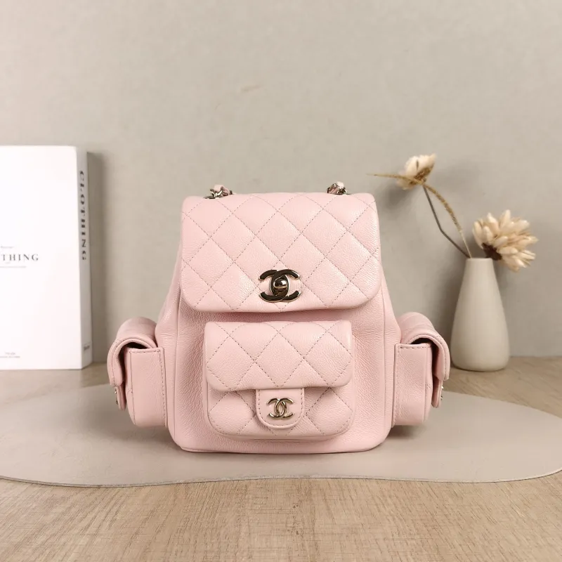 Chanel Backpackduma Grained Calfskin Small18 × 9.5 × 19 cm