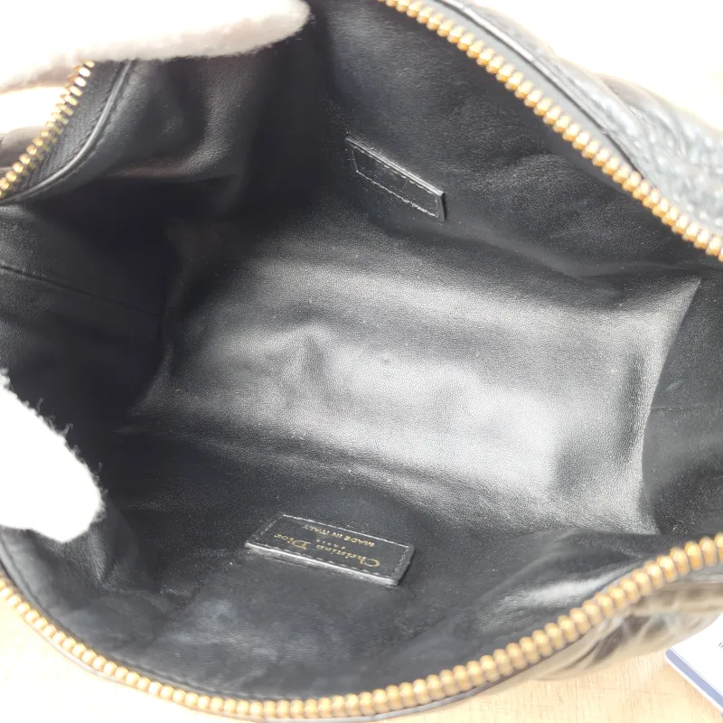 DIOR Top Handle Bag Travel Nomad Black Calfskin Medium 22 × 9.5 × 13 cm — detail view 1 of 11