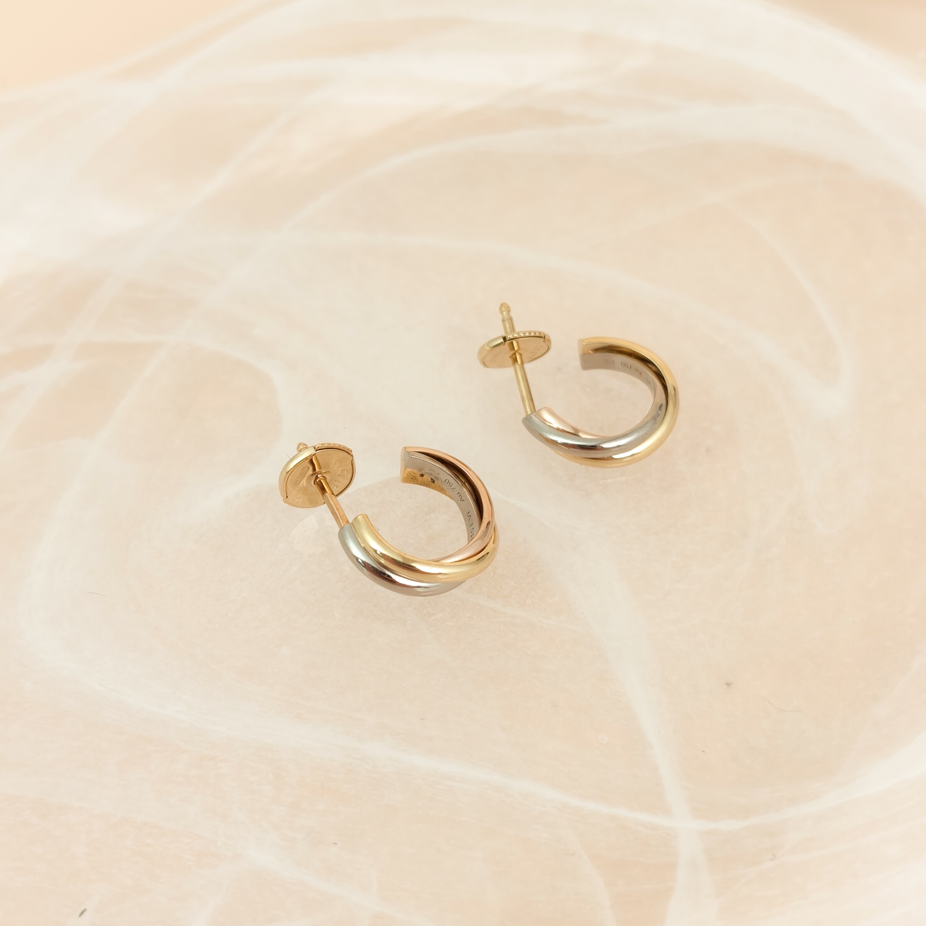 CARTIER Earrings Trinity Collection Earrings White Gold Yellow Gold Rose Gold18KW hite Gold Yellow Gold Rose Gold One Size — cover view 3 of 7