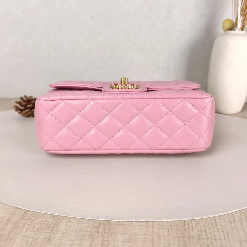Chanel Crossbody Bag mini Lambskin mini21 × 6 × 12 cm — cover view 3 of 5