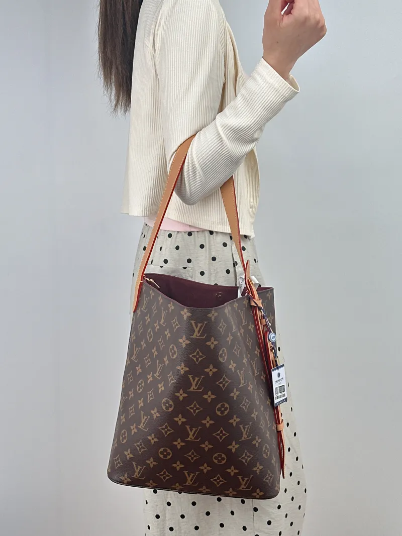 Louis Vuitton Top Handle Bag ALL IN Monogram PVC Large 26 × 18 × 31 cm — on-model view 2 of 2