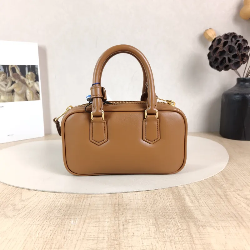 Miumiu Top Handle Bag Arcadie Collection Bowling Bag CC alfskinmini19 × 5 × 10 cm — cover view 3 of 6