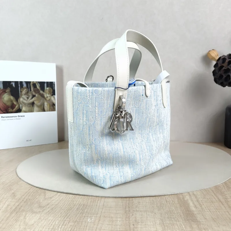 DIOR Top Handle Bag TOUJOURS Edition Canvas Small 18.5 × 12 × 18.5 cm — cover view 5 of 6