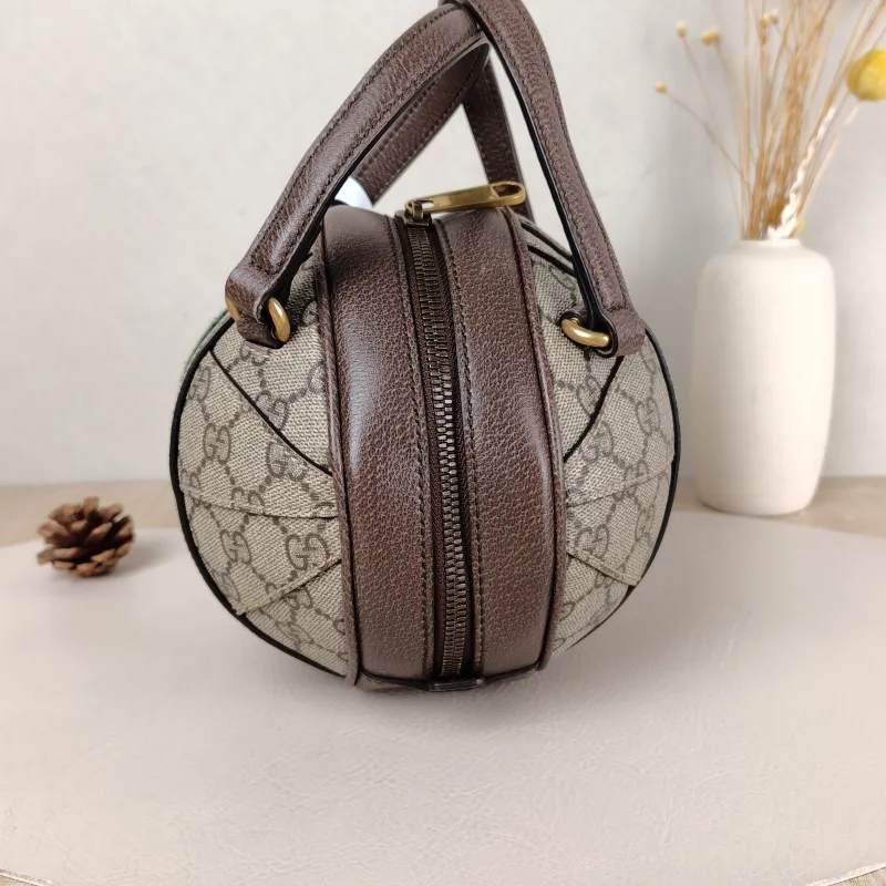 GUCCI Top Handle Bag Ophidia Top Handle Bag Monogram PVC Mini 16 × 16 × 16 cm — detail view 6 of 12