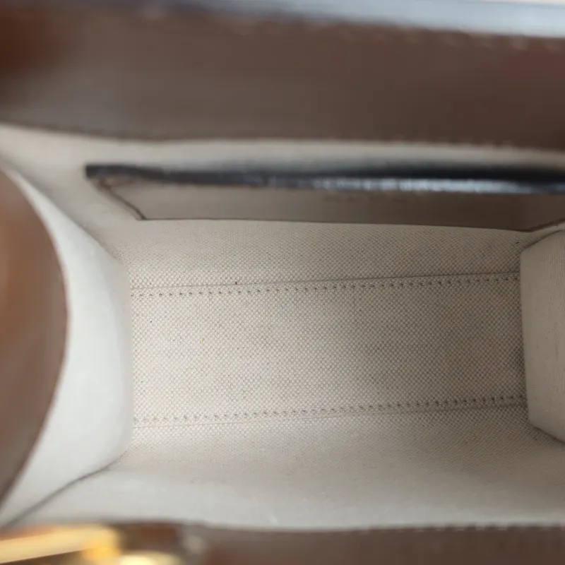 GUCCI Crossbody Bag GG Retro Collection Tote Bag Brown PVC Mini 16 × 7 × 20 cm — detail view 10 of 10