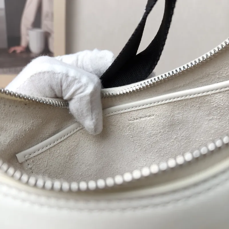 CELINE Shoulder Bag White Calfskin One Size 23 × 7 × 13 cm — detail view 2 of 13
