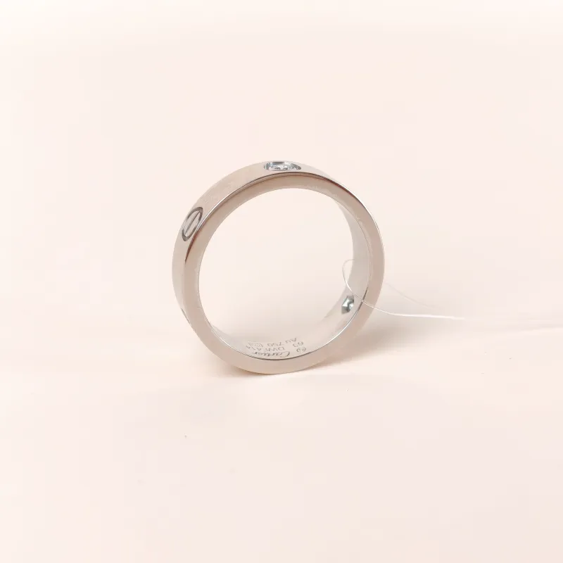 CARTIER Ring Love Collection White Gold Diamond18KW hite Gold Edition 63 — cover view 9 of 9