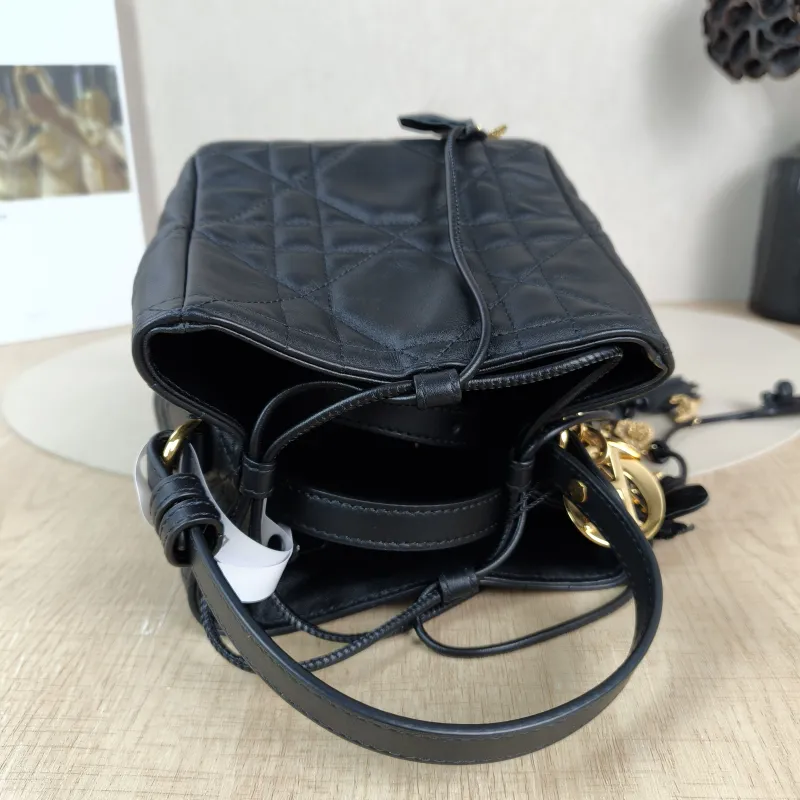 DIOR Shoulder Bag Nolita Black Calfskin One Size 14 × 14 × 14 cm — detail view 5 of 10