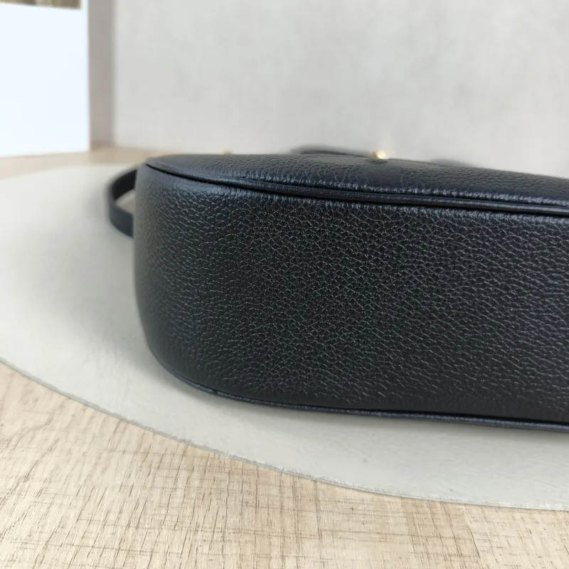 Louis Vuitton Shoulder Bag Bagatelle Black Empreinte Embossed Calfskin Small24 × 7 × 18 cm — detail view 8 of 10