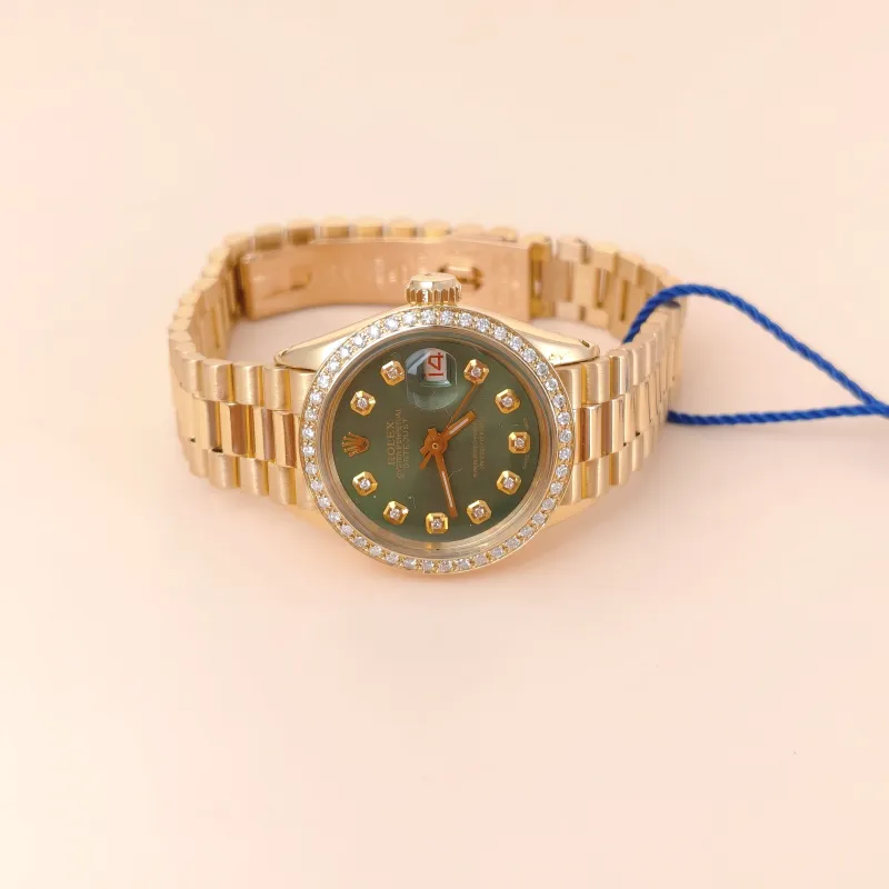 Rolex Watch Collection Watch Green One Size 18KY ellow Gold 26 — cover view 3 of 11