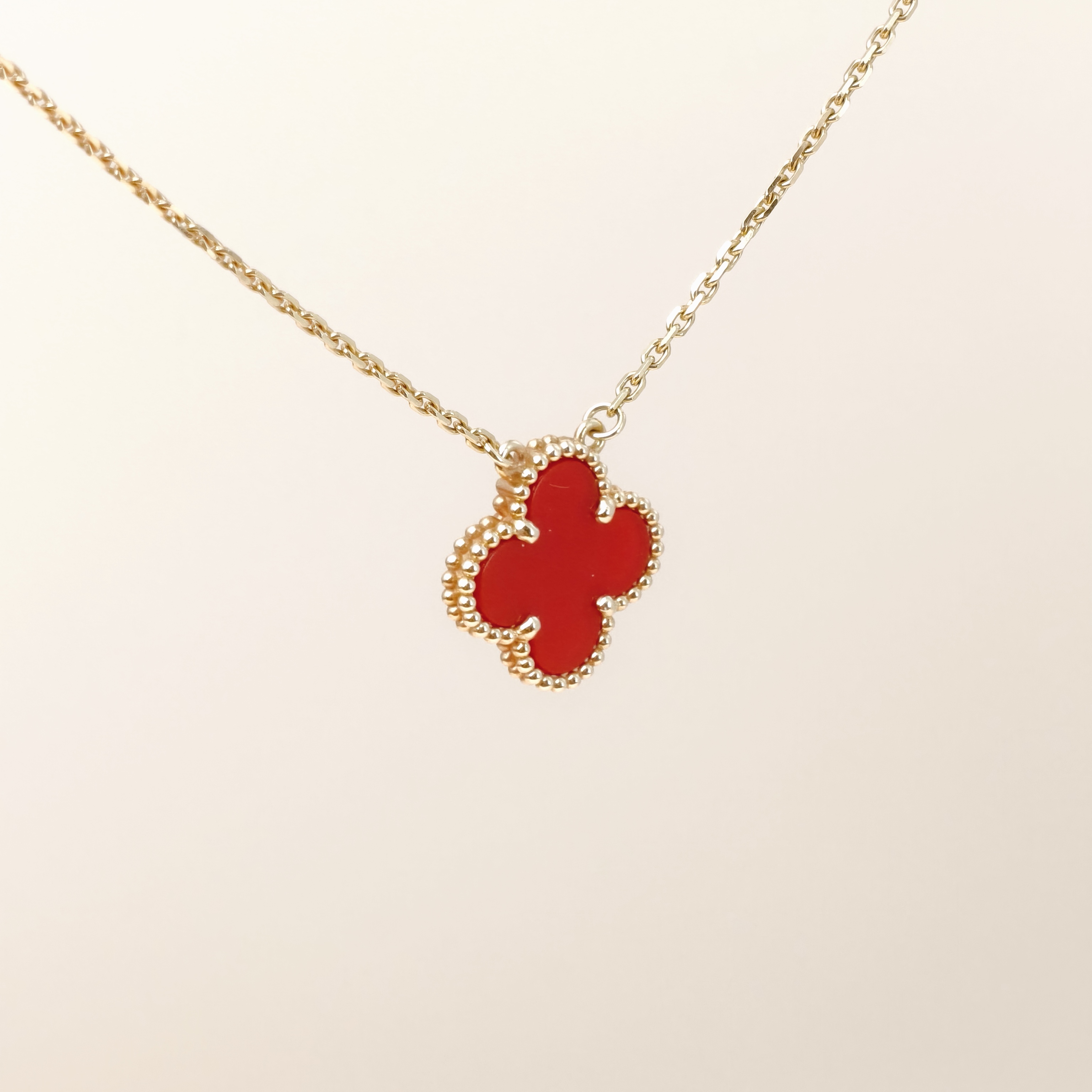 Van Cleef & Arpels Necklace Alhambra Alhambra Collection Necklace 18KY ellow Gold Vintage Small46cm — cover view 3 of 10