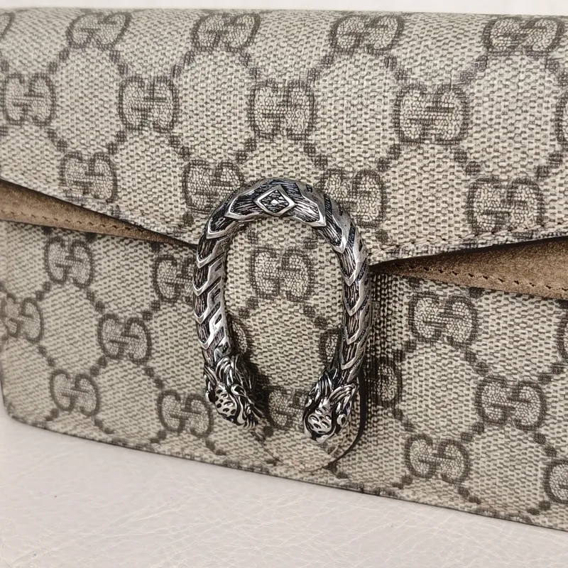 GUCCI Crossbody Bag Dionysus Monogram PV Cmini16.5 × 4.5 × 10 cm — detail view 5 of 14