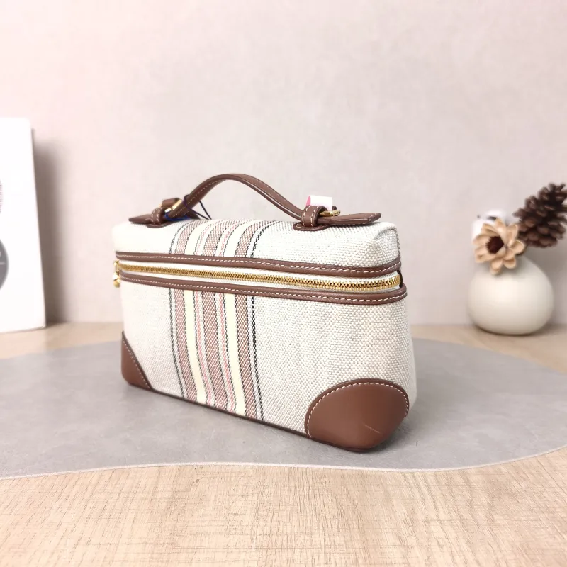 Loro Piana Crossbody Bag Extra Pocket L19 Colorblock Canvas One Size 19 × 7 × 11.5 cm — cover view 5 of 5