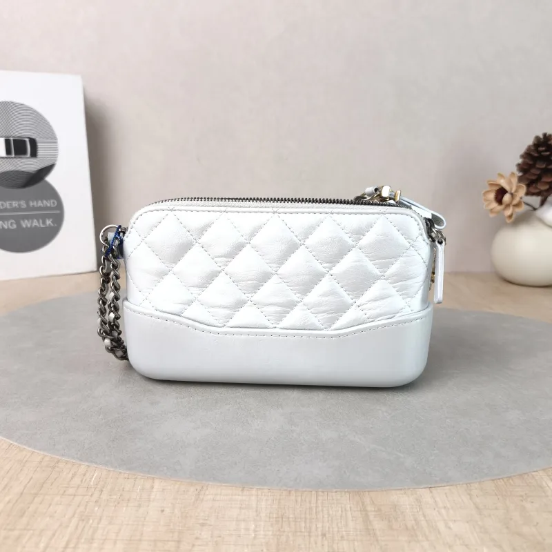 Chanel Crossbody Bag Gabrielle Gabrielle Bag Silver Calfskinmini19 × 4 × 10 cm — cover view 3 of 6