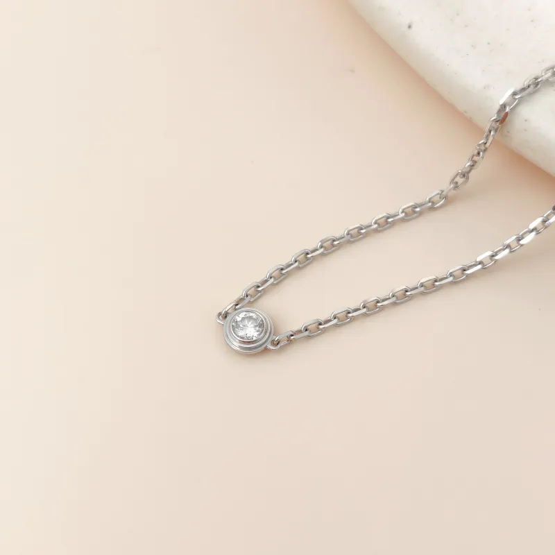 CARTIER Bracelet d'Amour Bracelet White Gold 18KW hite Gold Small 19cm โ cover view 2 of 8