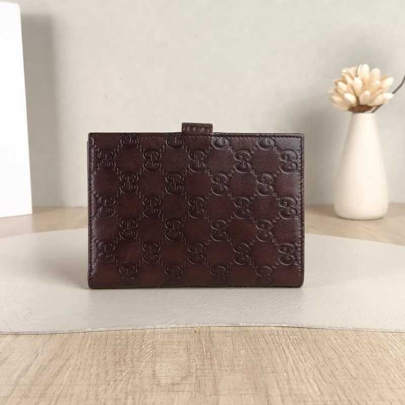 GUCCI Wallet Wallet Brown Calfskin One Size11 × 1.5 × 15.5 cm — cover view 2 of 4