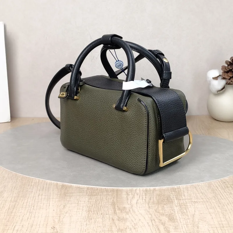 DELVAUX Top Handle Bag Cool Box Box Shoulder Bag Colorblock Calfskinmini21 × 11 × 13 cm — cover view 5 of 5