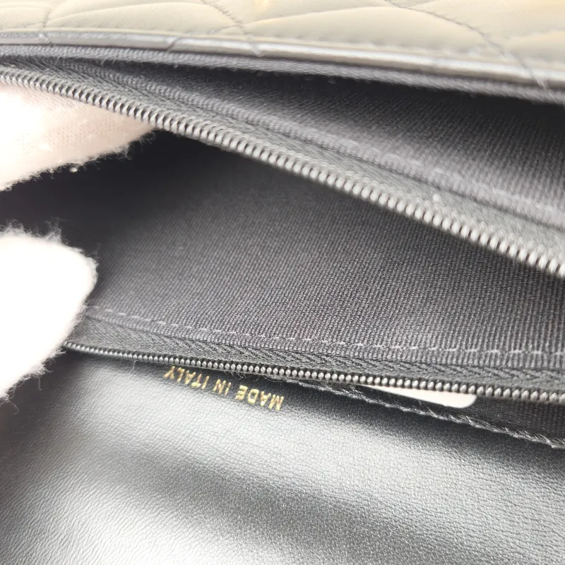 Chanel Crossbody Bag woc Black Lambskin 19 × 4 × 11.5 cm — detail view 3 of 14