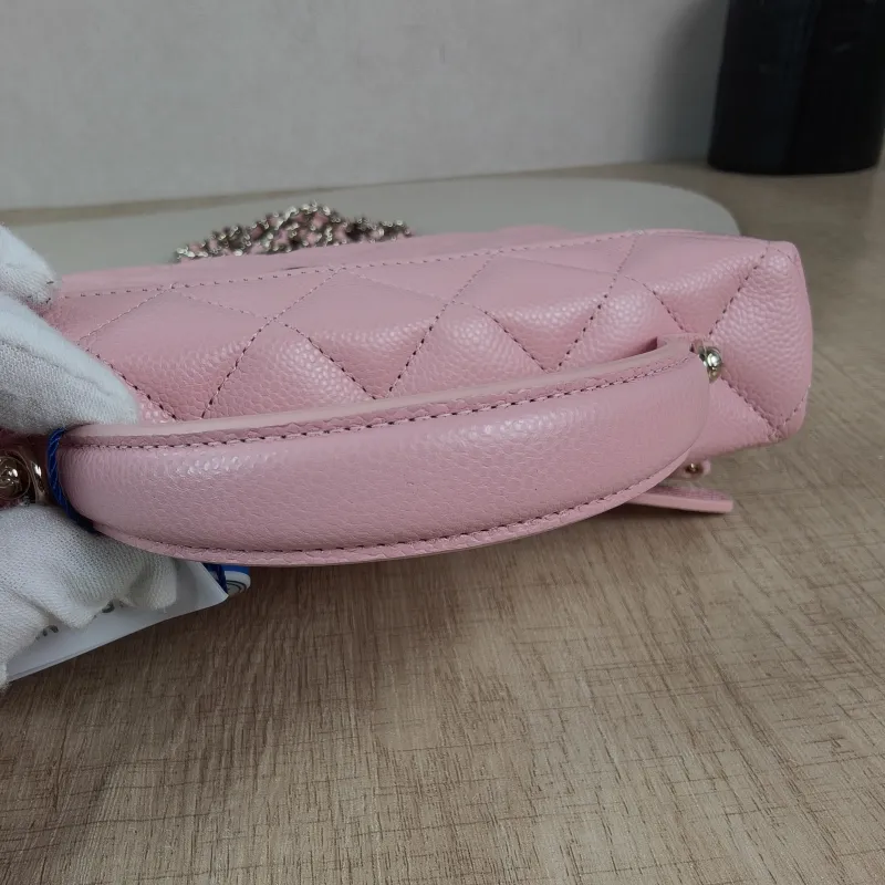 Chanel Crossbody Bag lp Box Bag Top Handle Crossbody Bag Pink Grained Calfskin 19 × 5 × 12 cm — detail view 7 of 13