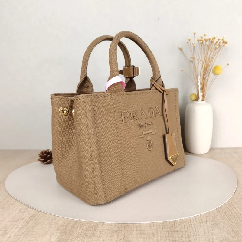 PRADA Crossbody Bag Jardinière Tote Bag Canvas Small26 × 15 × 19 cm — cover view 2 of 5
