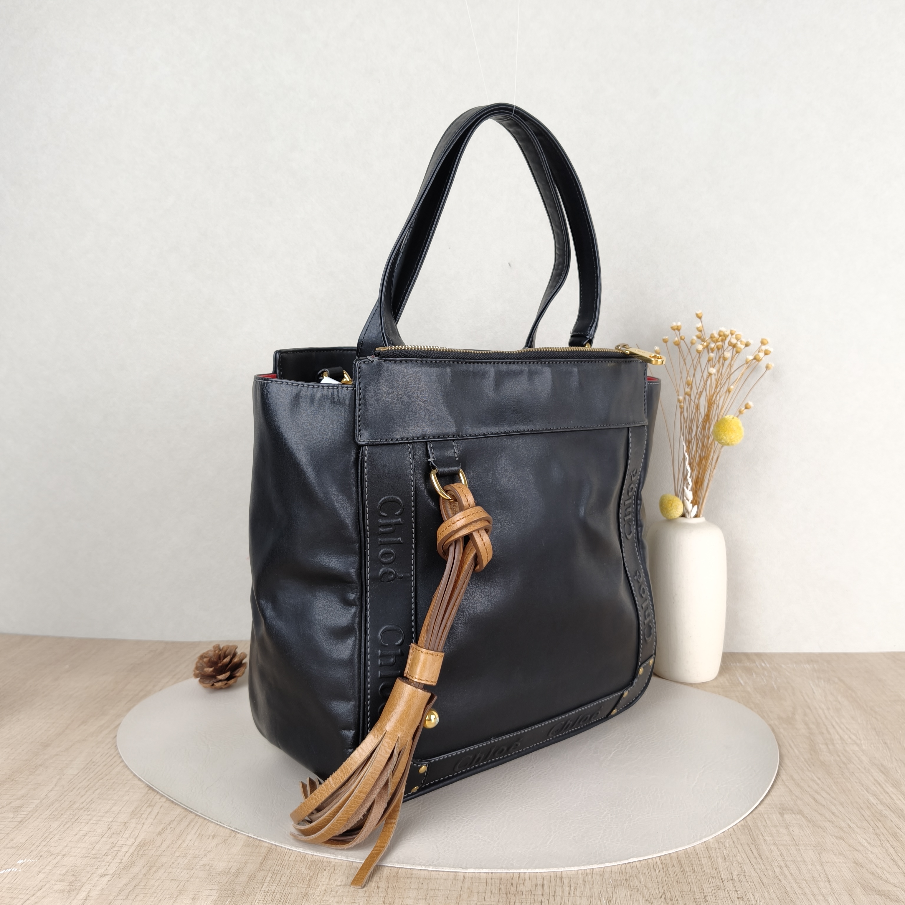 Chloé Crossbody Bag Crossbody Bag Black Calfskin One Size27 × 13 × 29 cm — cover view 3 of 5