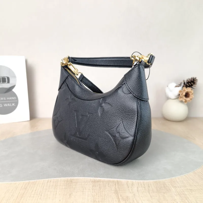 Louis Vuitton Shoulder Bag Bagatelle Black Empreinte Embossed Calfskin Small 24 × 7 × 18 cm — cover view 5 of 5