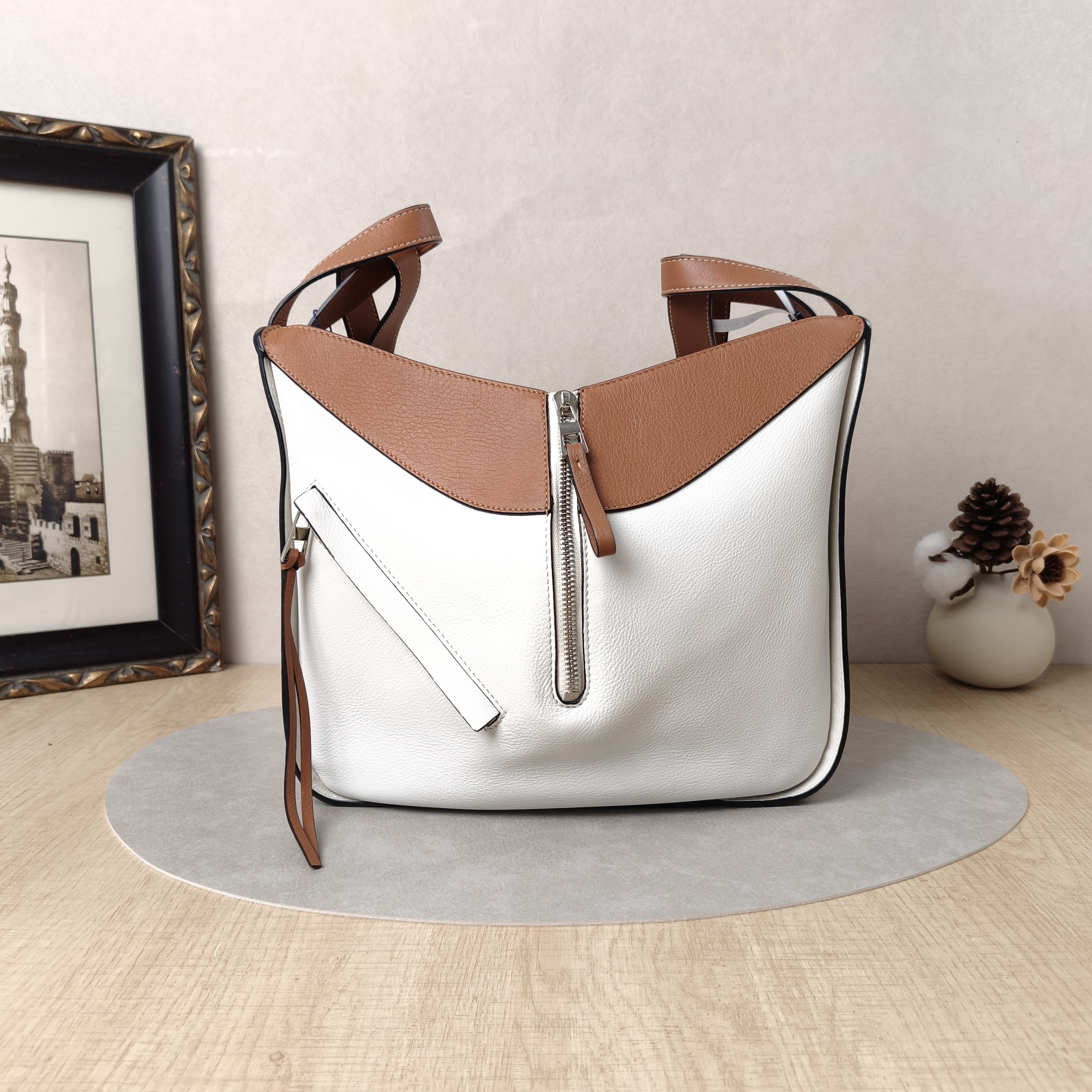 LOEWE Crossbody Bag Hammock Colorblock Calfskin29 × 14 × 32 cm