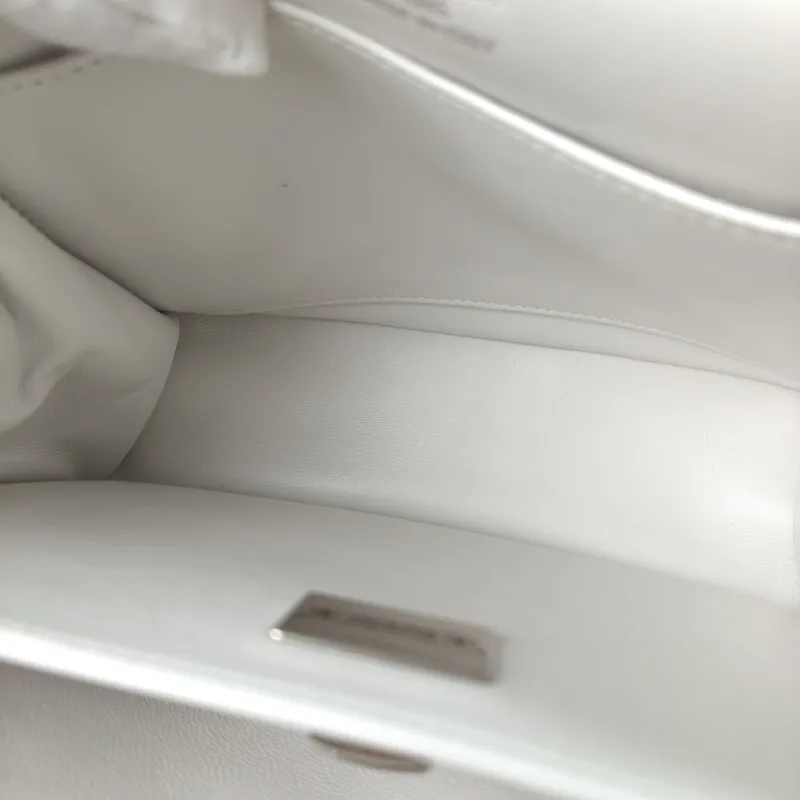 BALENCIAGA Crossbody Bag RODEO White Calfskinmini23 × 10 × 17 cm — detail view 12 of 16