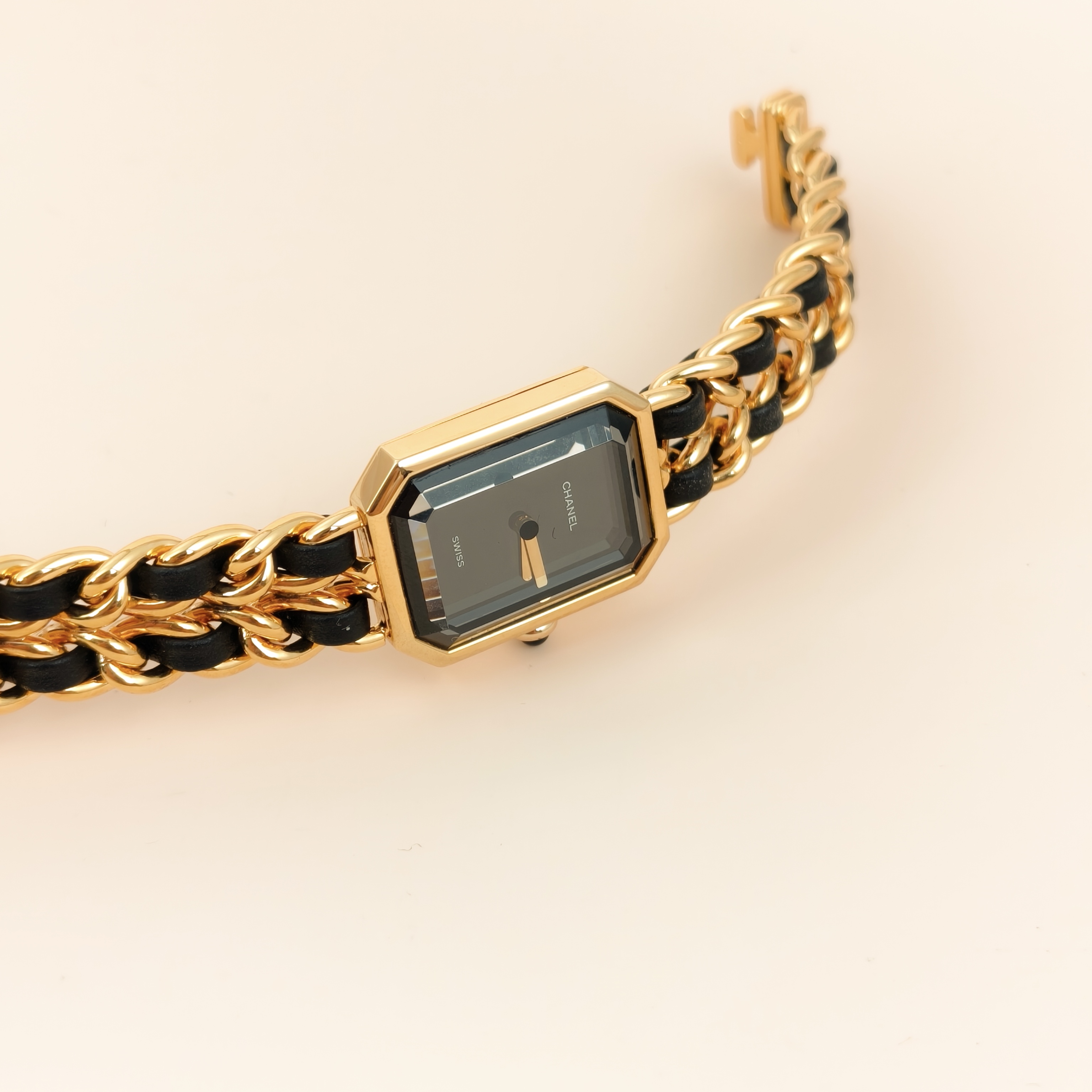 Chanel Watch Première Édition Originale Black with Gold-Tone Hardware Black with Gold-Tone Hardware M 26.1mm x 20mm x 7.6mm — cover view 2 of 9