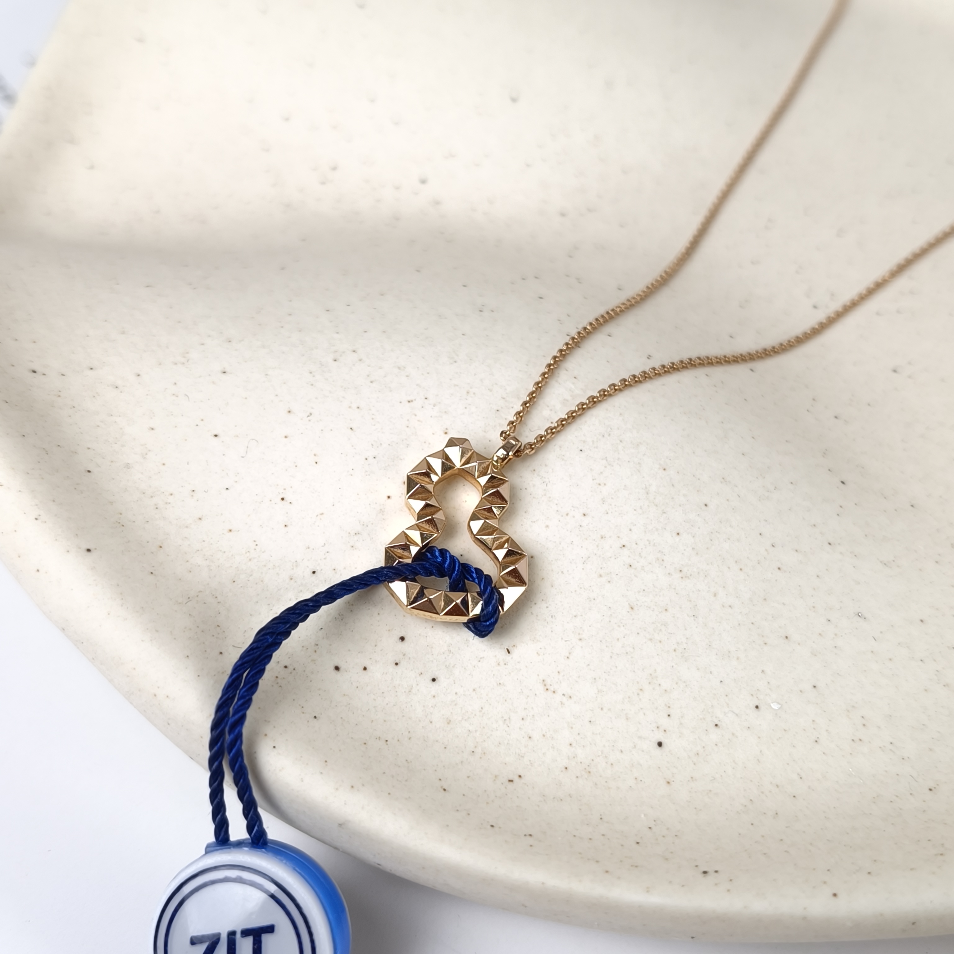 Qeelin Necklace Wulu Collection Necklace Gold18KR ose Gold15㎜ 42㎝ — cover view 4 of 12