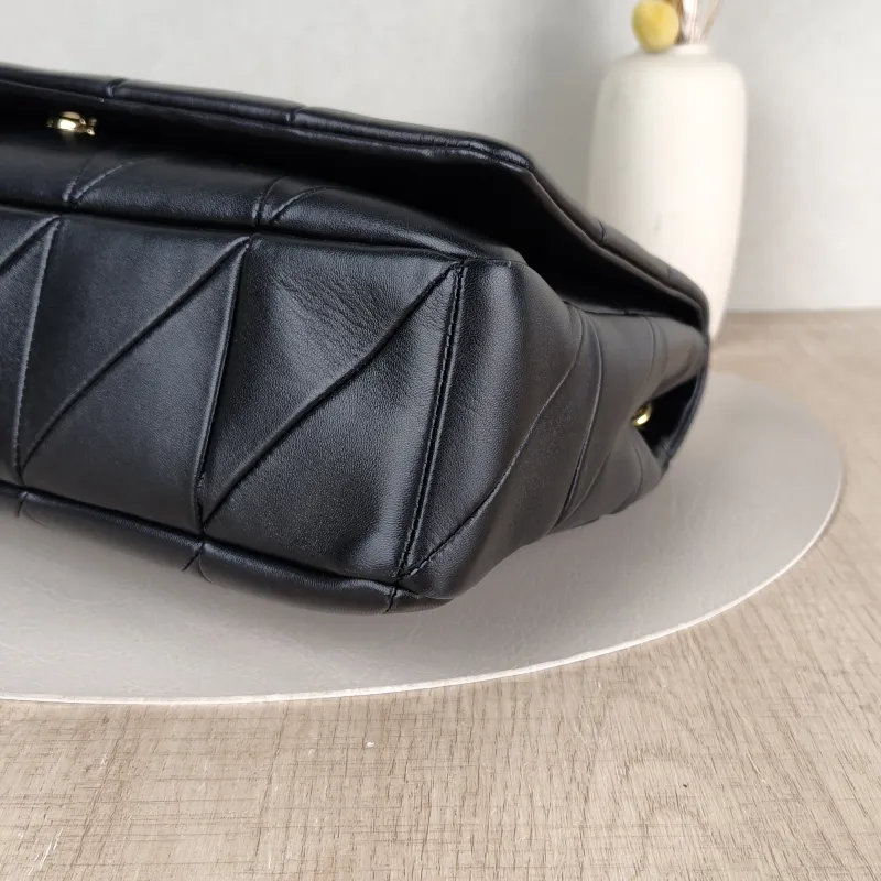 SAINT LAURENT Shoulder Bag Jamie Carre Chain Bag Black Lambskin Large33 × 9 × 22 cm — detail view 14 of 14