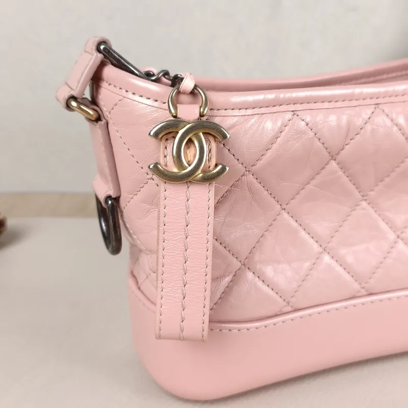 Chanel Crossbody Bag Gabrielle Gabrielle Bag Pink Calfskin Small 20 × 8 × 15 cm 27 — detail view 10 of 14