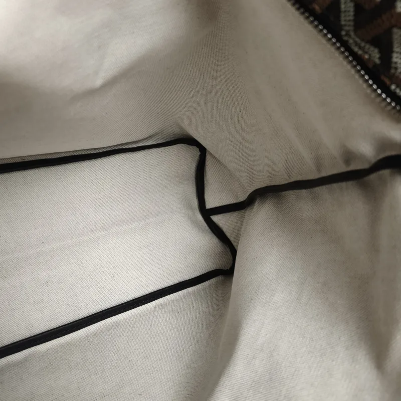 GOYARD Shoulder Bag Boheme Hobo​ Black ine Canvas Small 43 × 14 × 27 cm — detail view 6 of 11