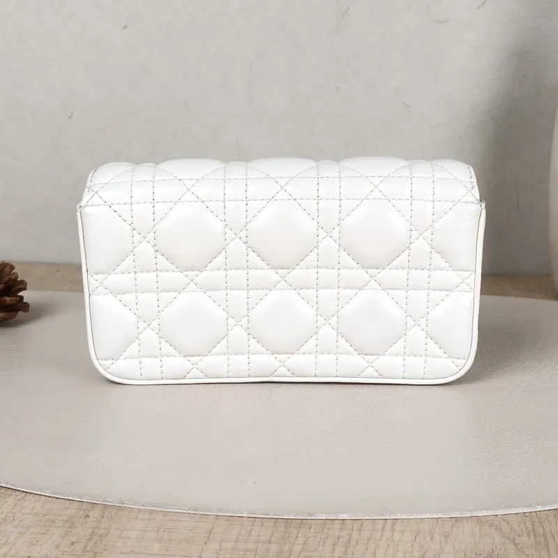 DIOR Crossbody Bag My Chain Bag White Lambskin18 × 3.5 × 10 cm — cover view 2 of 5